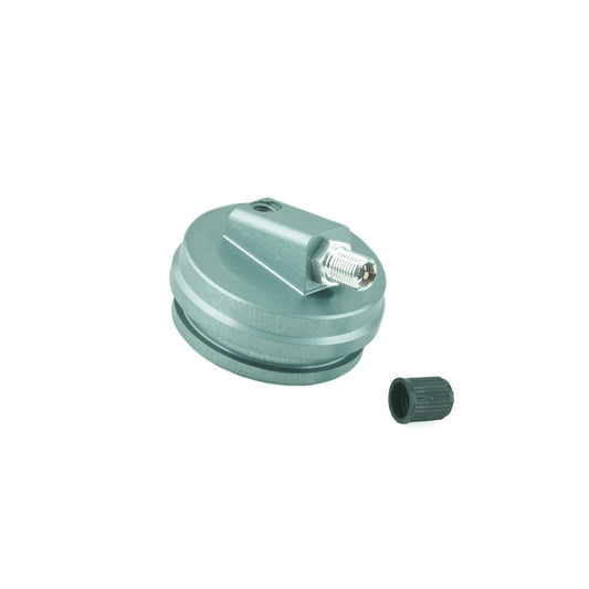 Shock Absorber Reservoir End Cap Extended -inc Valve (Showa 49x6.0mm) -Grey