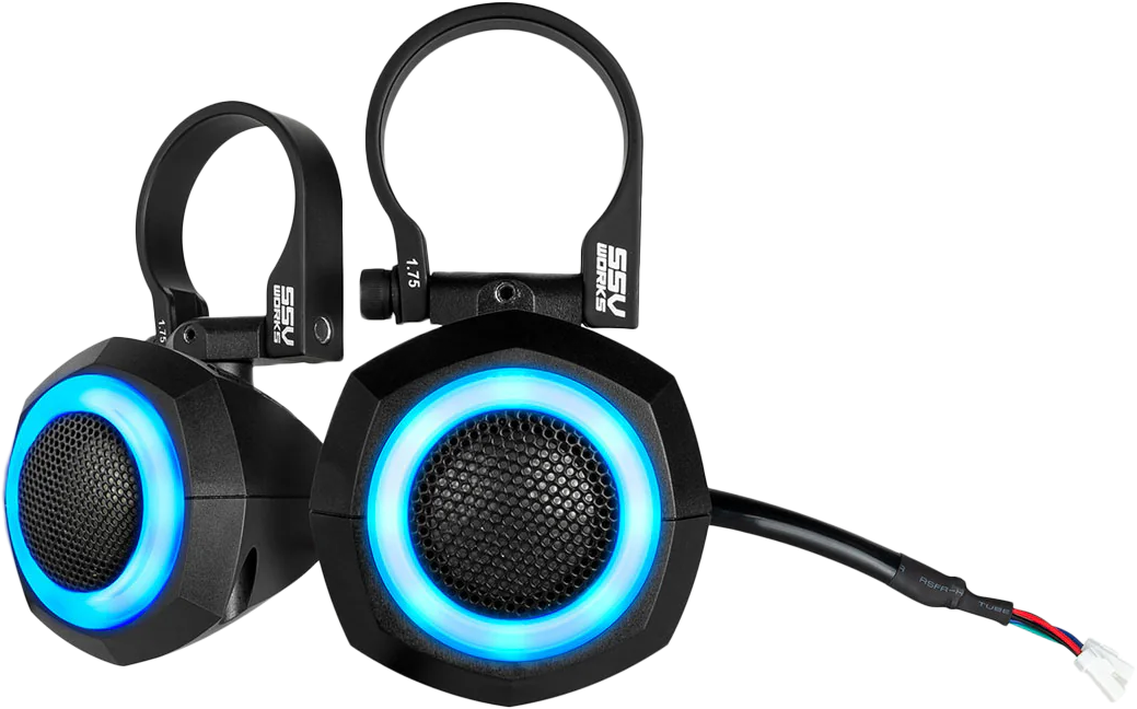 SSV Universal 1" Cage-Pod Tweeters w/RGB Ring