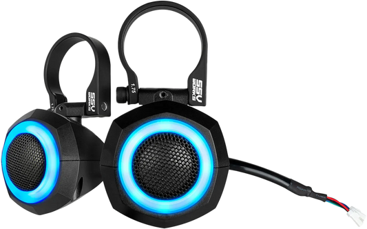 SSV Universal 1" Cage-Pod Tweeters w/RGB Ring