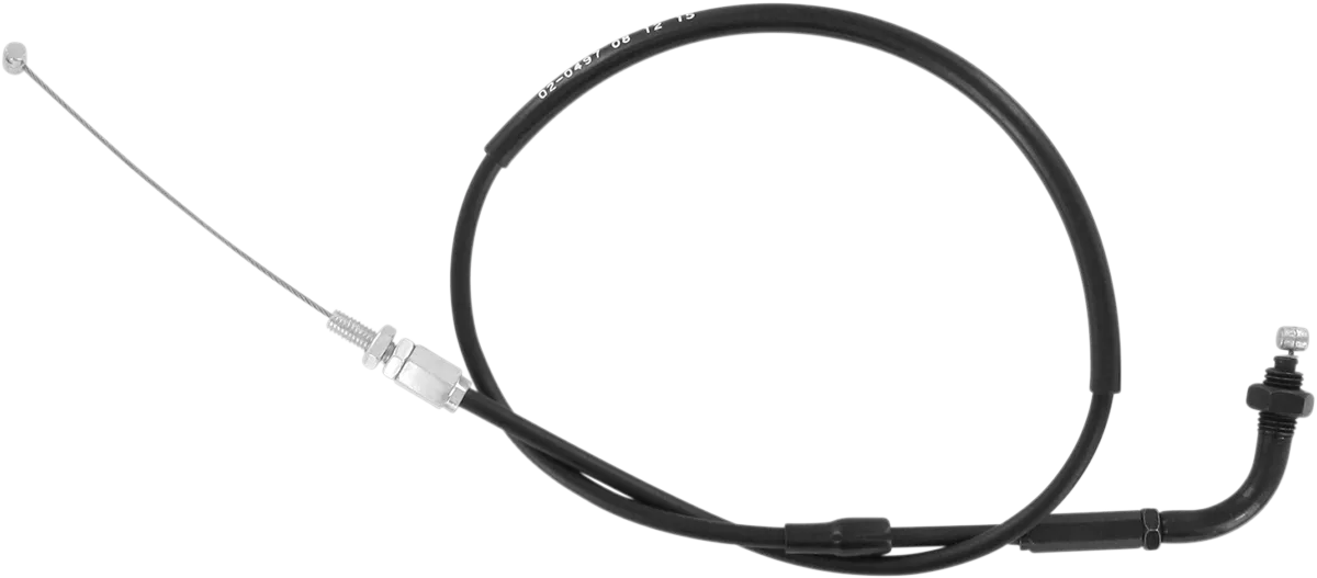 Black Vinyl Throttle Cable