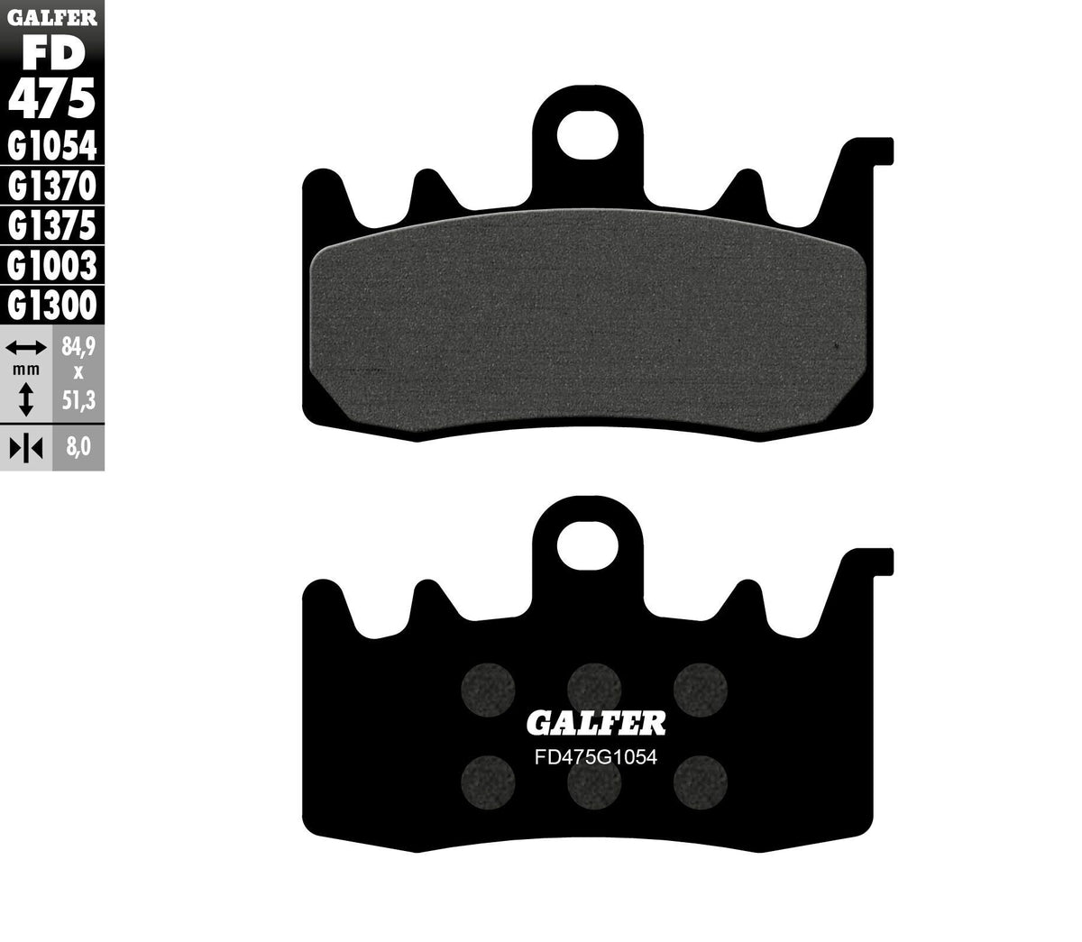 G-Semi-Metallic Brake Pads