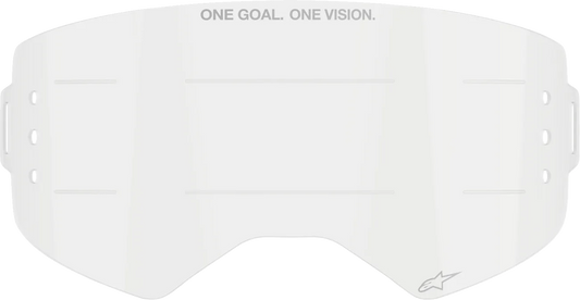 Supertech Wide Vision Roll-Off Goggle Lens