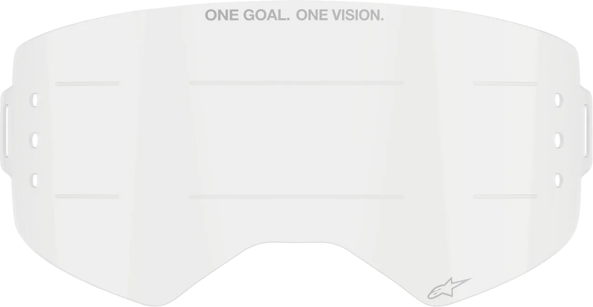 Supertech Wide Vision Roll-Off Goggle Lens
