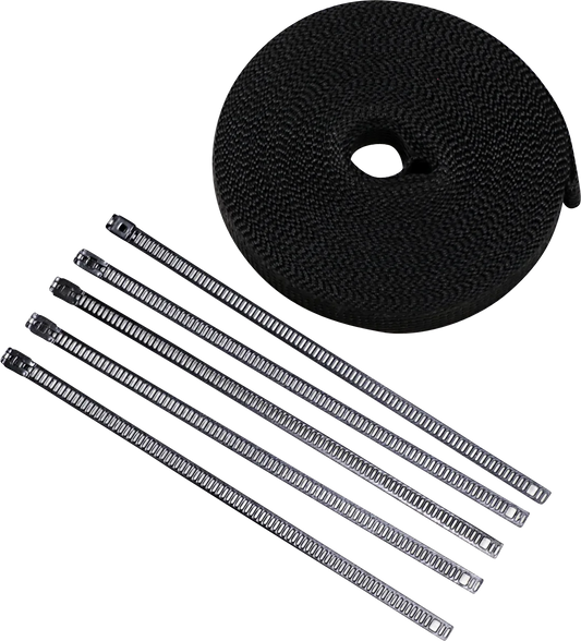 Lava Rock Exhaust Wrap Kit