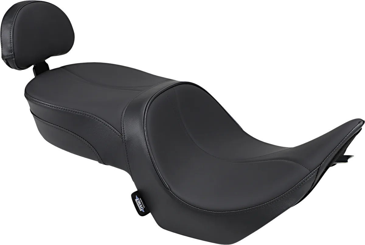 Low-Profile Touring Seat With Passenger Backrest