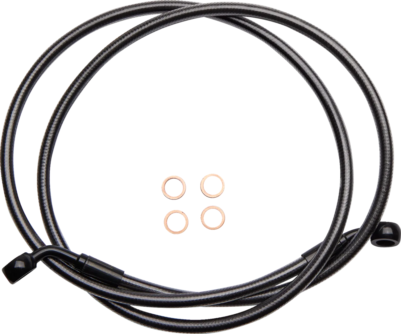 E-Z Align Braided Single Disc Front Brake Line