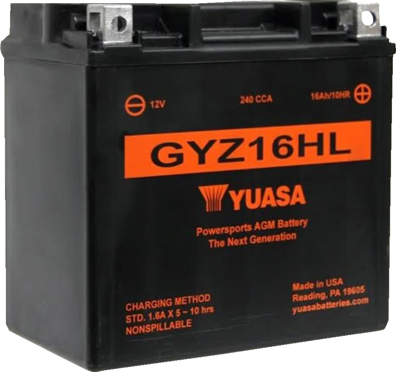GYZ Factory-Activated AGM Maintenance-Free Battery