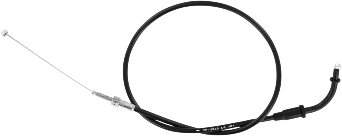 Black Vinyl Throttle Cable