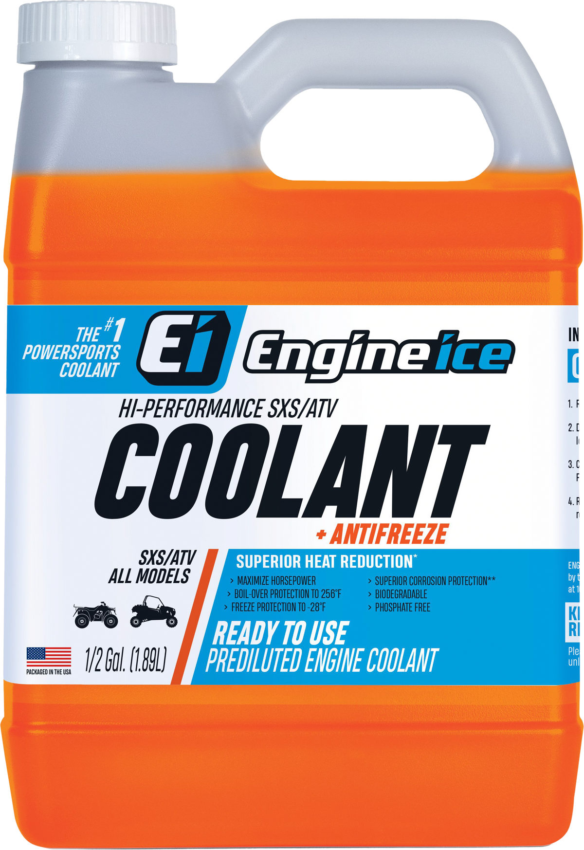 Hi-Performance SXS/ATV Coolant + Antifreeze