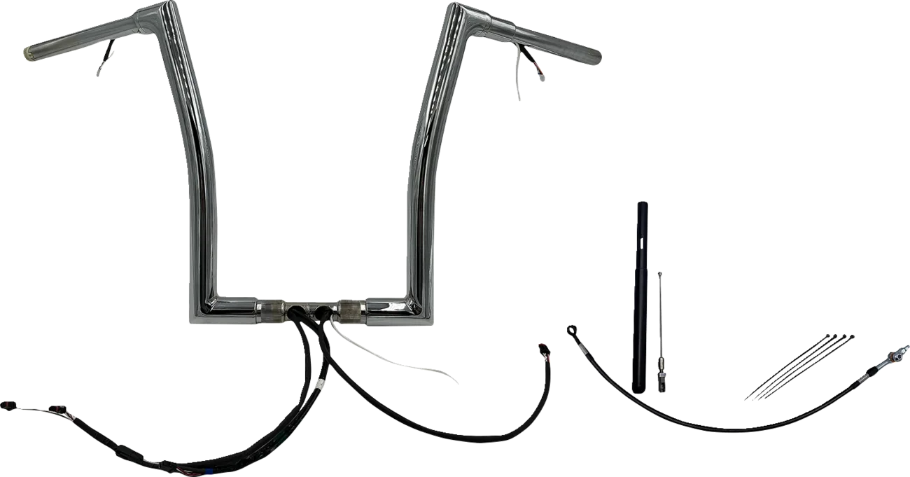 EZ Install Wired 1-1/2" Flat Top Handlebar Kit