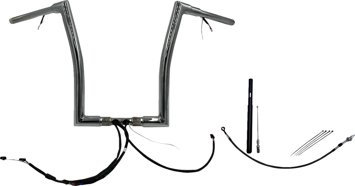 EZ Install Wired 1-1/2" Flat Top Handlebar Kit