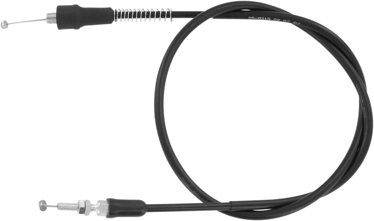 Black Vinyl Throttle Cable