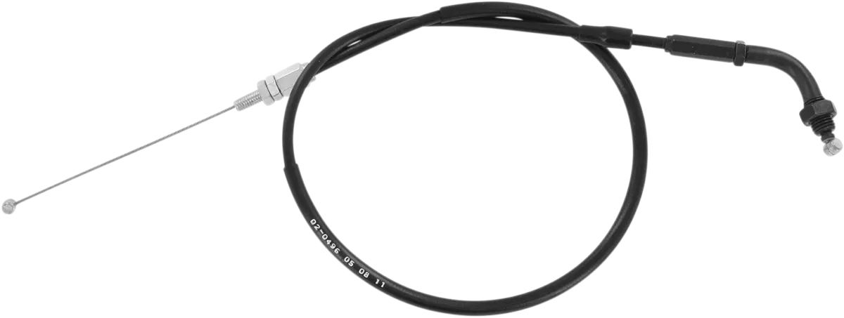 Black Vinyl Throttle Cable