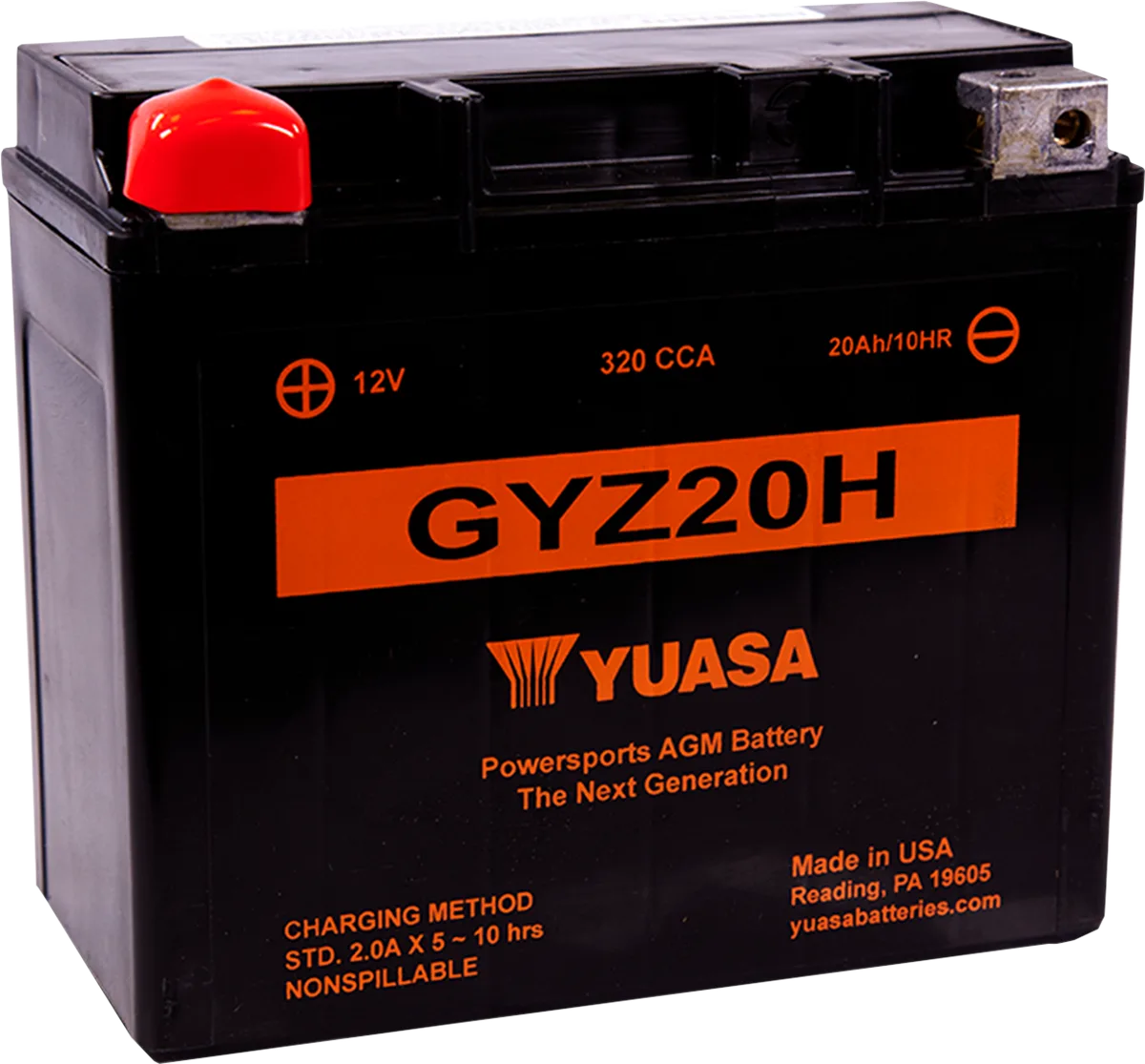 GYZ Factory-Activated AGM Maintenance-Free Battery