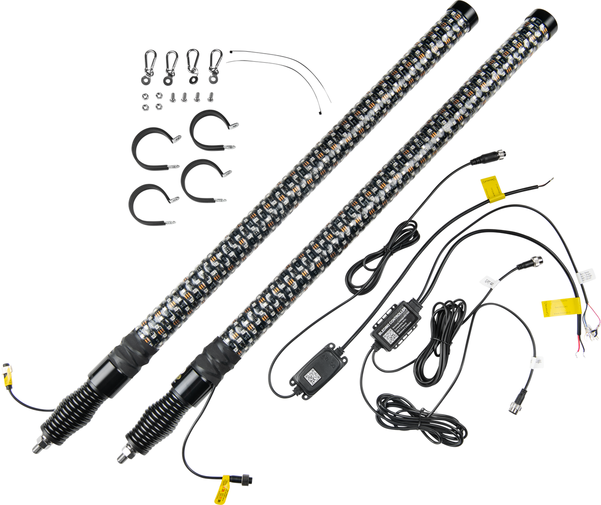 Fat Whips 360° RGB LED Whip