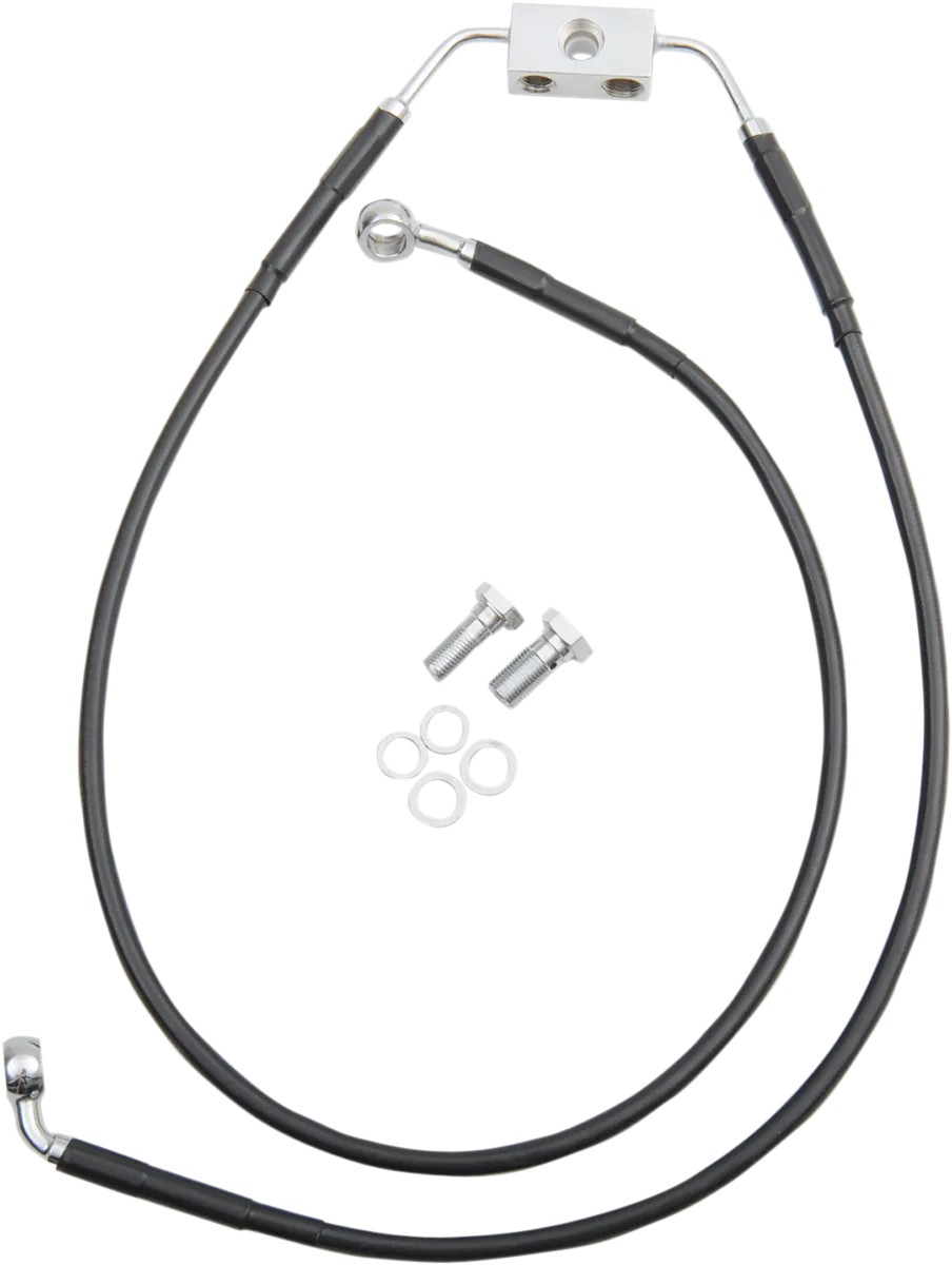 Extended Length Black Vinyl Brake Line Kit