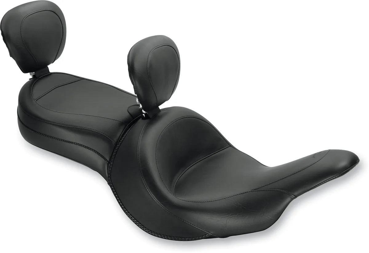 Vintage Wide Touring Seat With Driver Backrest