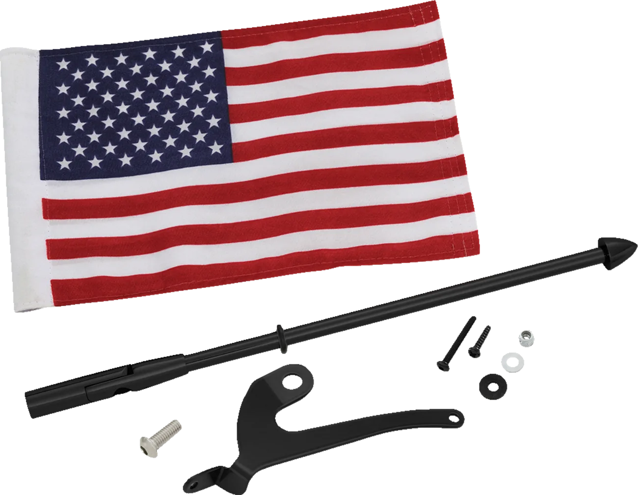 Flag Pole For Can-Am RT with US Flag