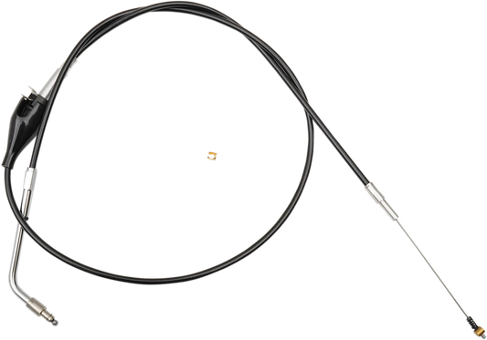 Black Vinyl Braided Handlebar Idle Cable