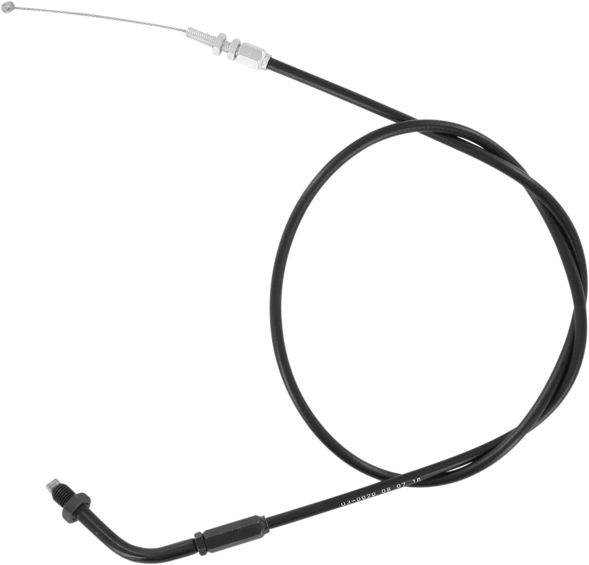 Black Vinyl Throttle Cable