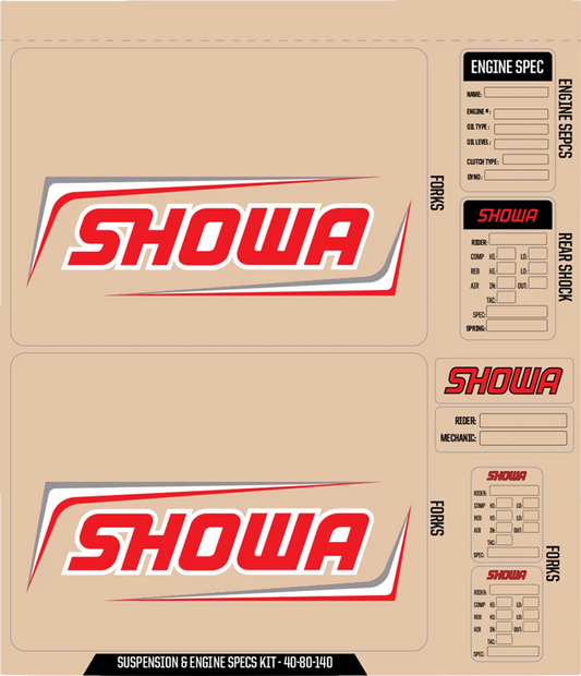 Suspension and Specs Graphic Kit