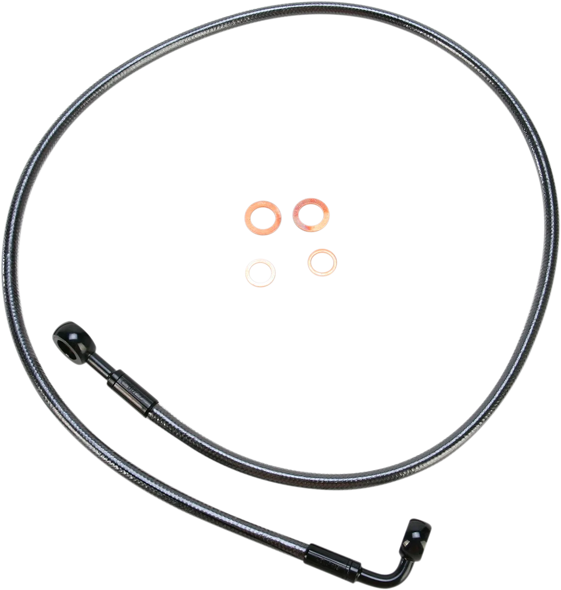 E-Z Align Braided Single Disc Front Brake Line