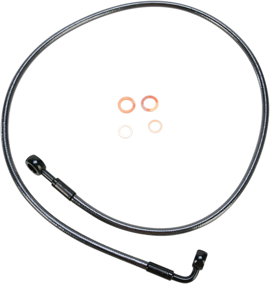 E-Z Align Braided Single Disc Front Brake Line