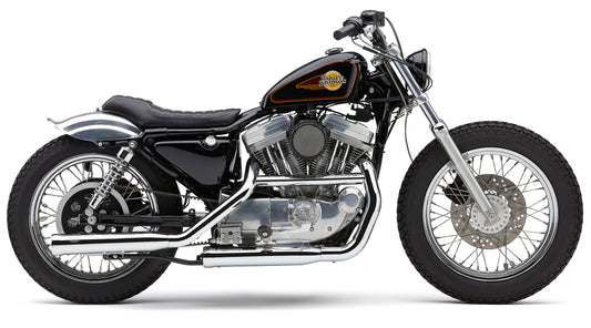 3" NH SERIES SLIP-ONS CHROME SPORTSTERS 91-03