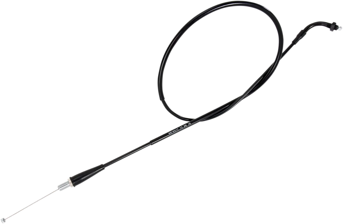 Black Vinyl Throttle Cable