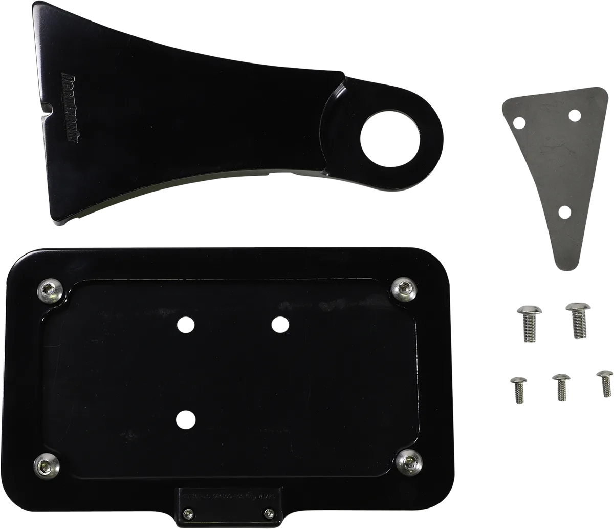 Side Mount License Plate with LED Tag Light