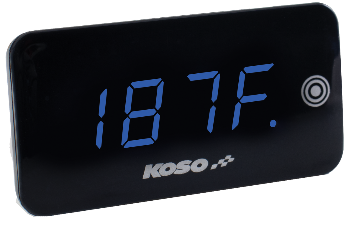 Super Slim Touch Screen Volt & Temp Gauge