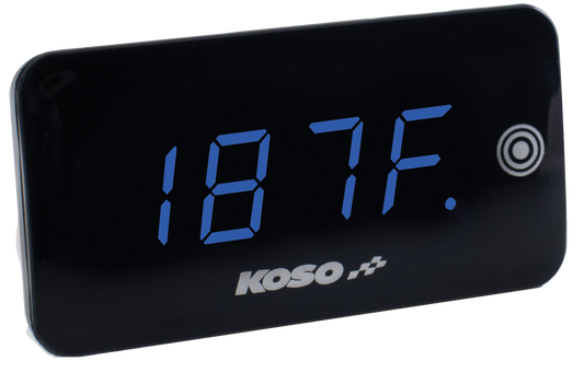 Super Slim Touch Screen Volt & Temp Gauge