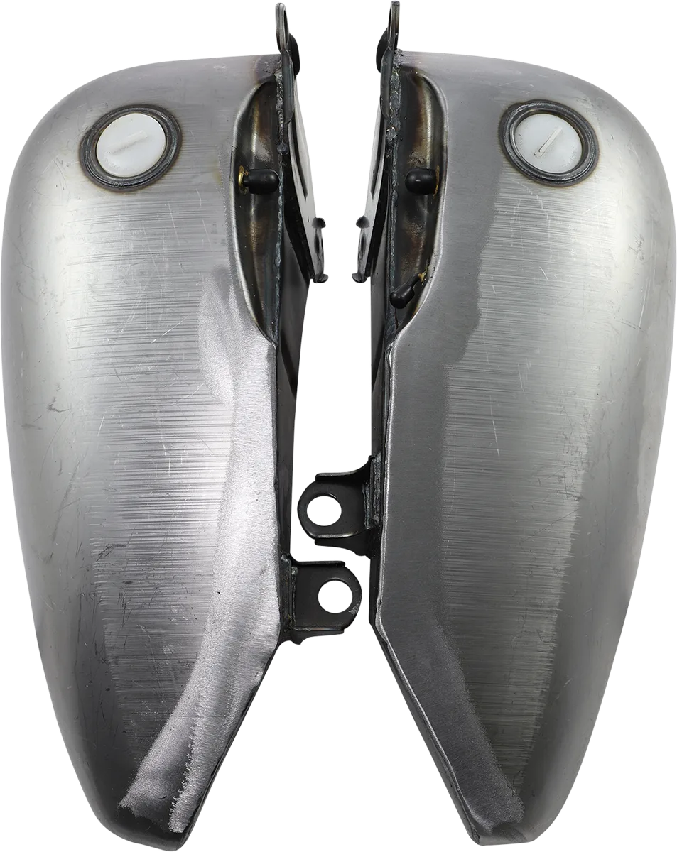 2" Extended Two-Piece Flat-Side Gas Tank Set