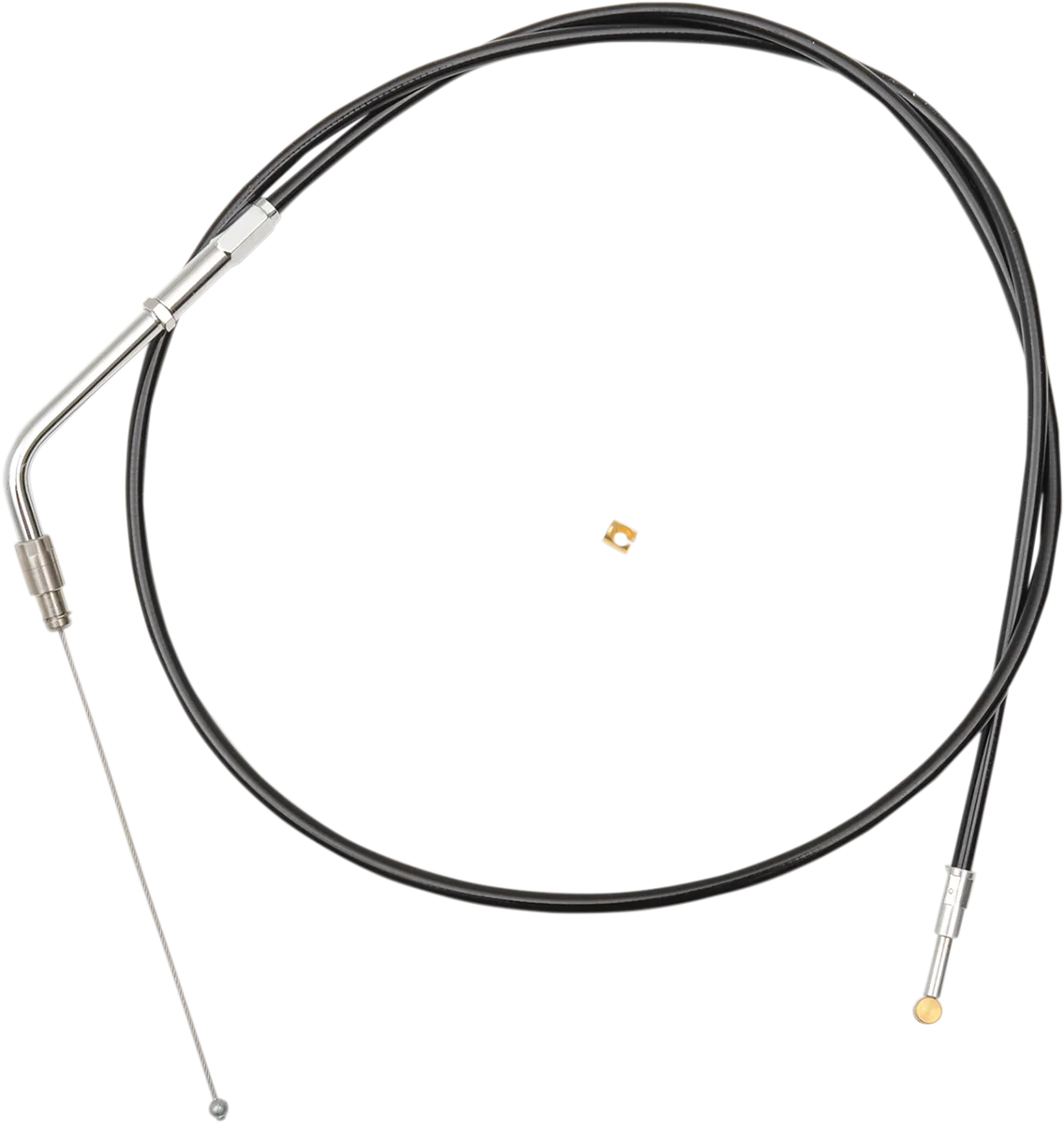 Black Vinyl Braided Handlebar Throttle Cable