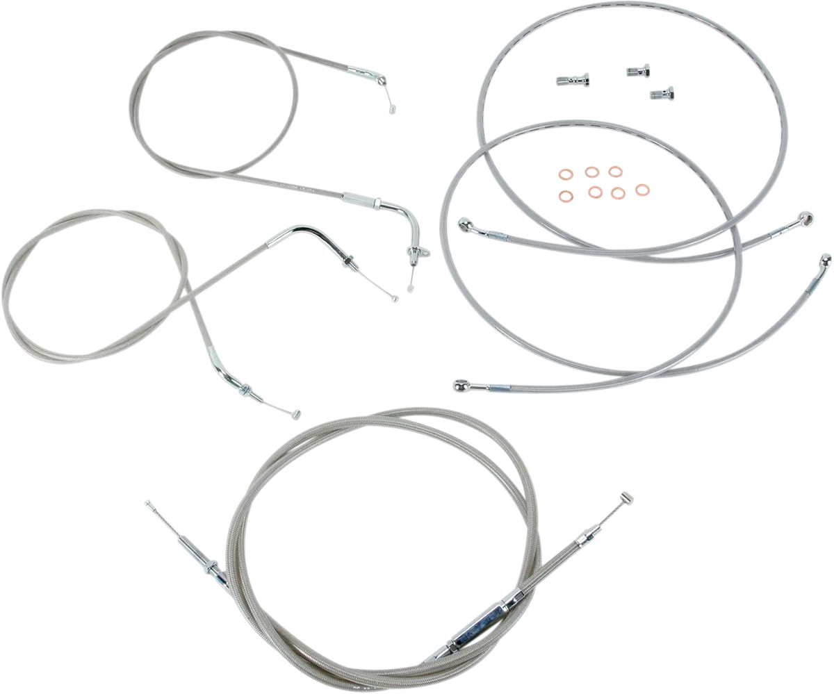 Stainless Handlebar Cable/Line Kit