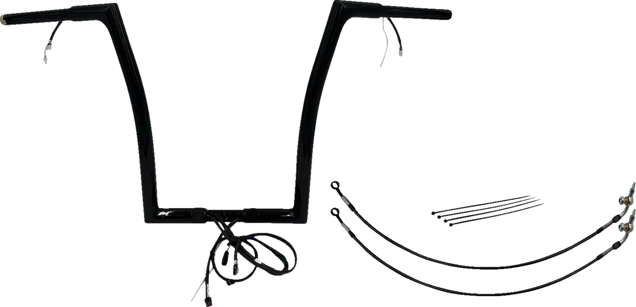 EZ Install Wired 1-1/4" Flat Top Handlebar Kit