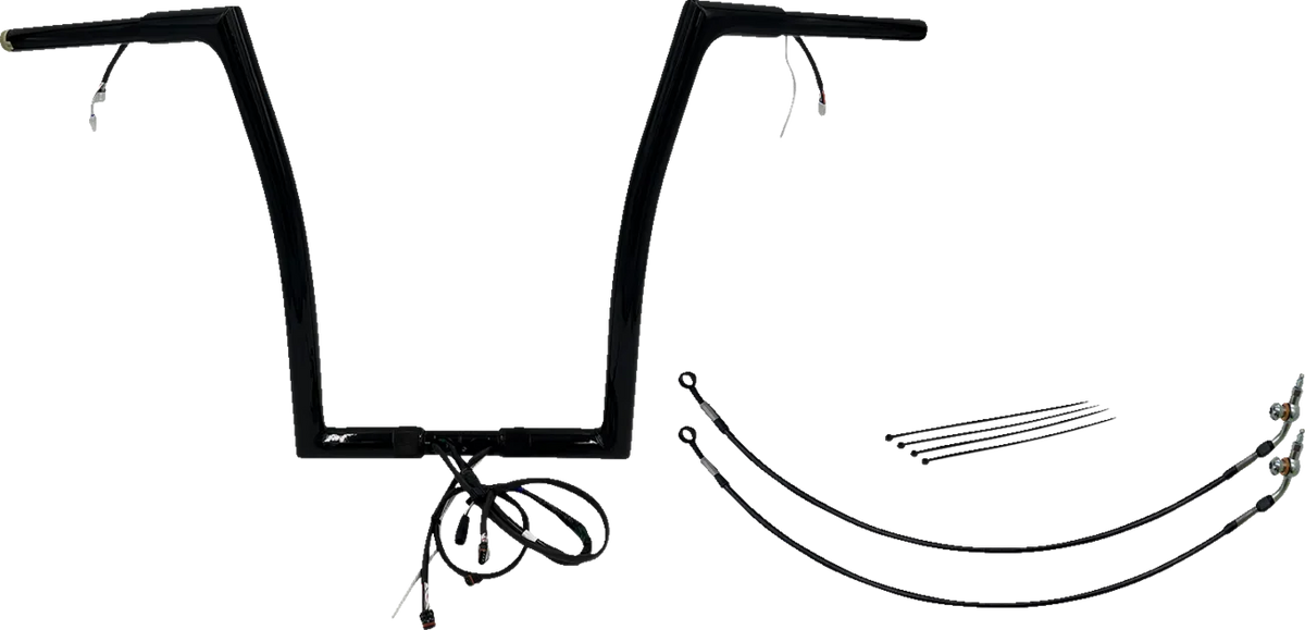 EZ Install Wired 1-1/4" Flat Top Handlebar Kit