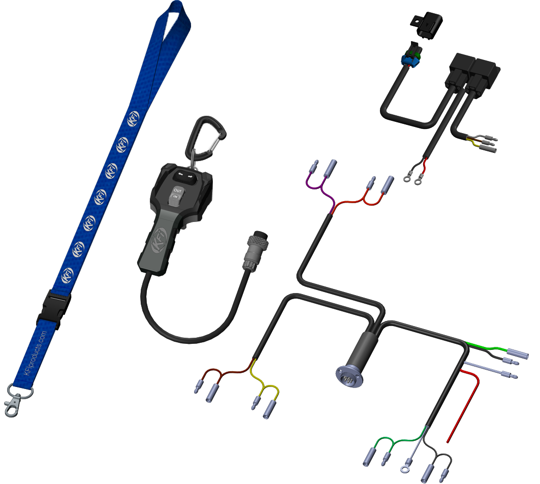 KFI Single Actuator Plow Control Hand Remote Kit