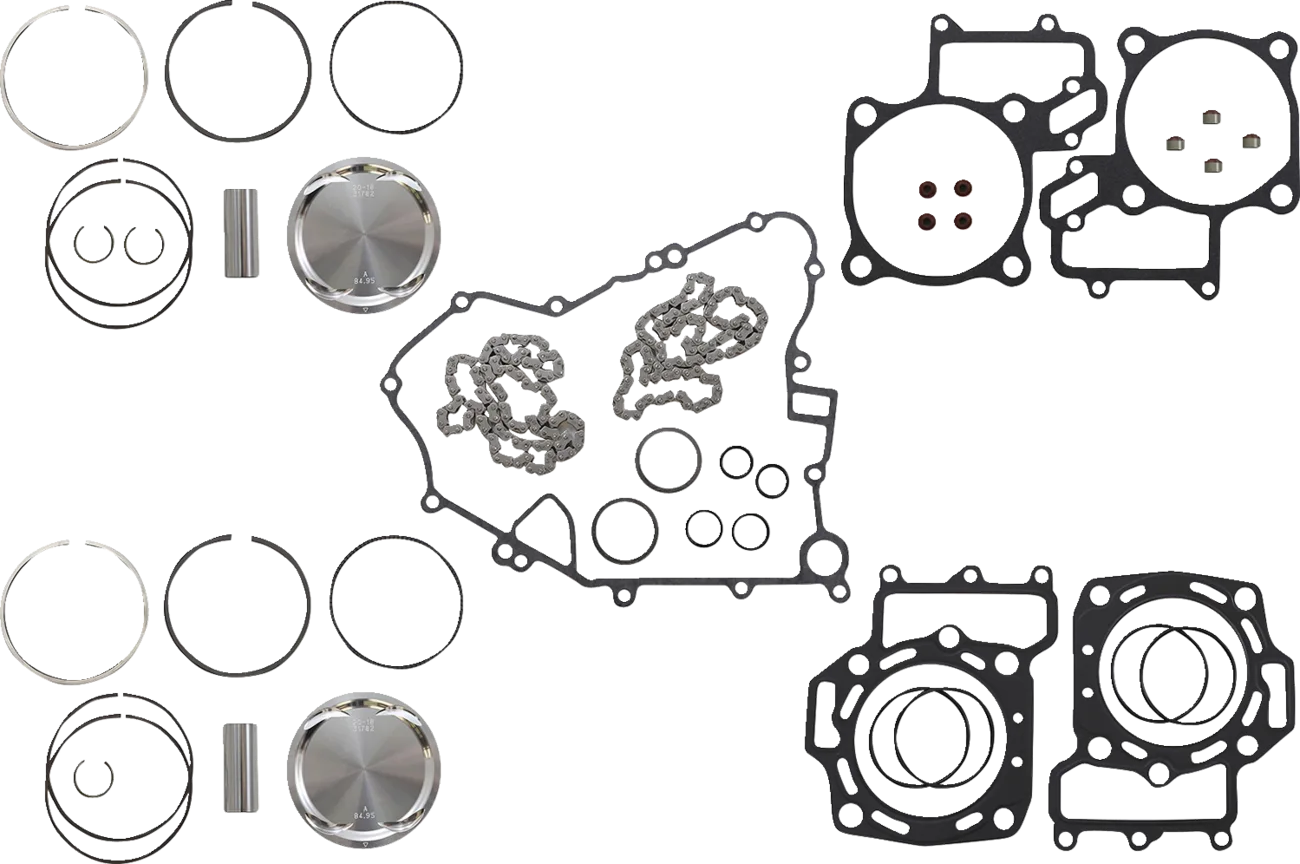 Top End Piston Kit Forged Replica for 4-Stroke
