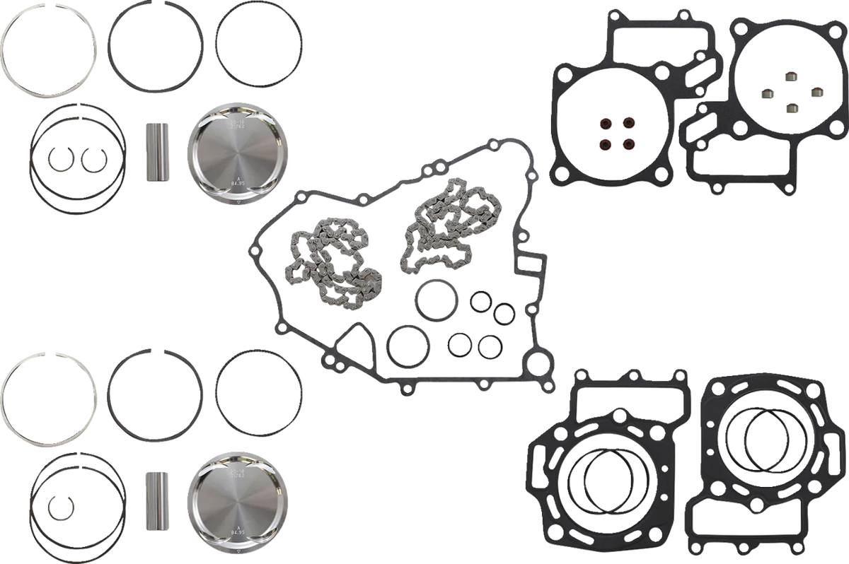 Top End Piston Kit Forged Replica for 4-Stroke