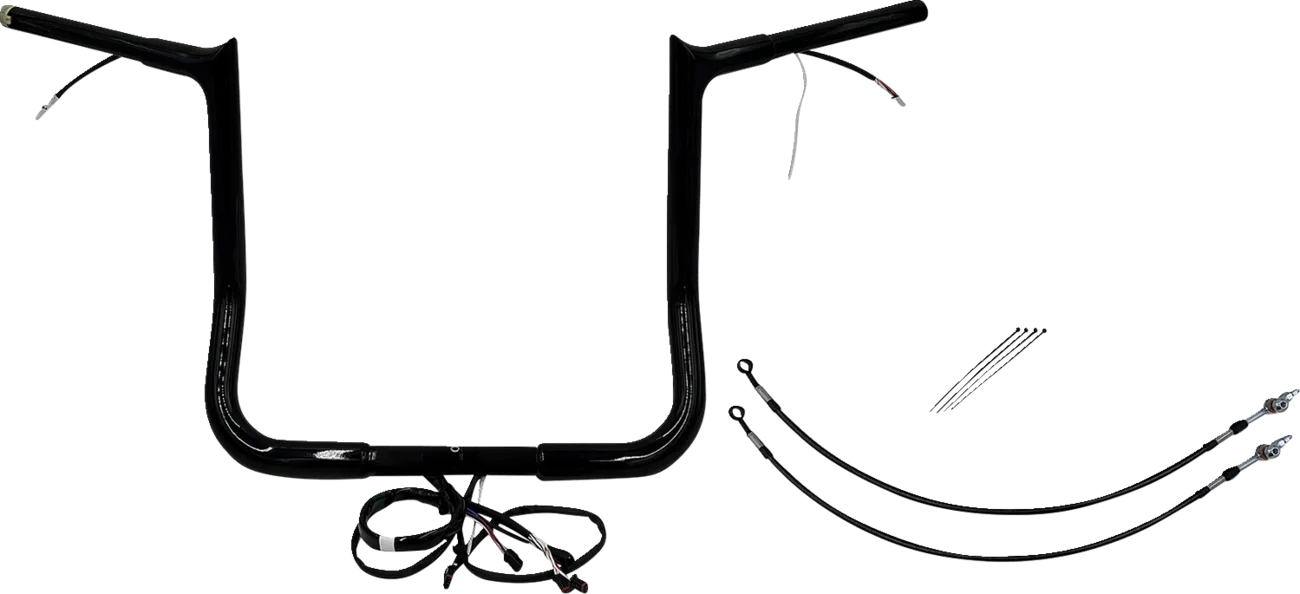 EZ Install Wired 1-1/4" Pointed Top Handlebar Kit