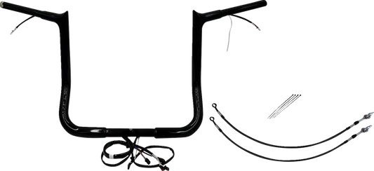 EZ Install Wired 1-1/4" Pointed Top Handlebar Kit