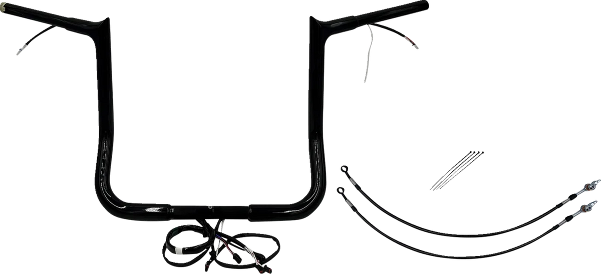 EZ Install Wired 1-1/4" Pointed Top Handlebar Kit