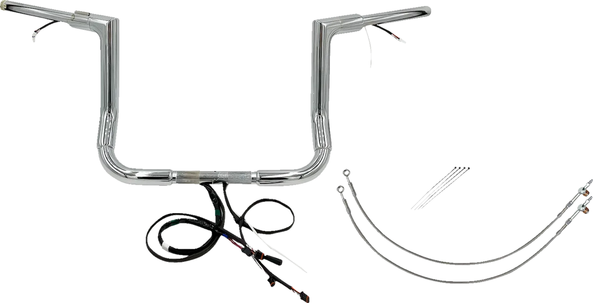 EZ Install Wired 1-1/2" Flat Top Handlebar Kit