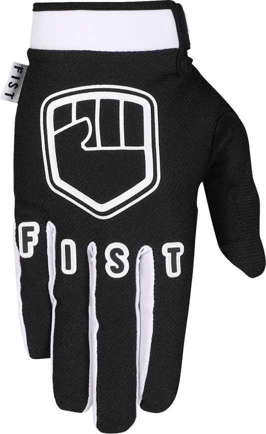 Youth Strapped Black Panda Gloves (Ages 8-14)