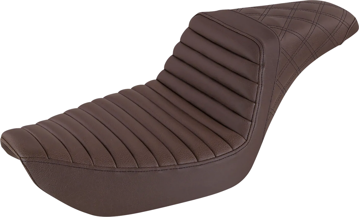 Step-Up Seat — Front Tuck-n-Roll/Rear Lattice Stitch