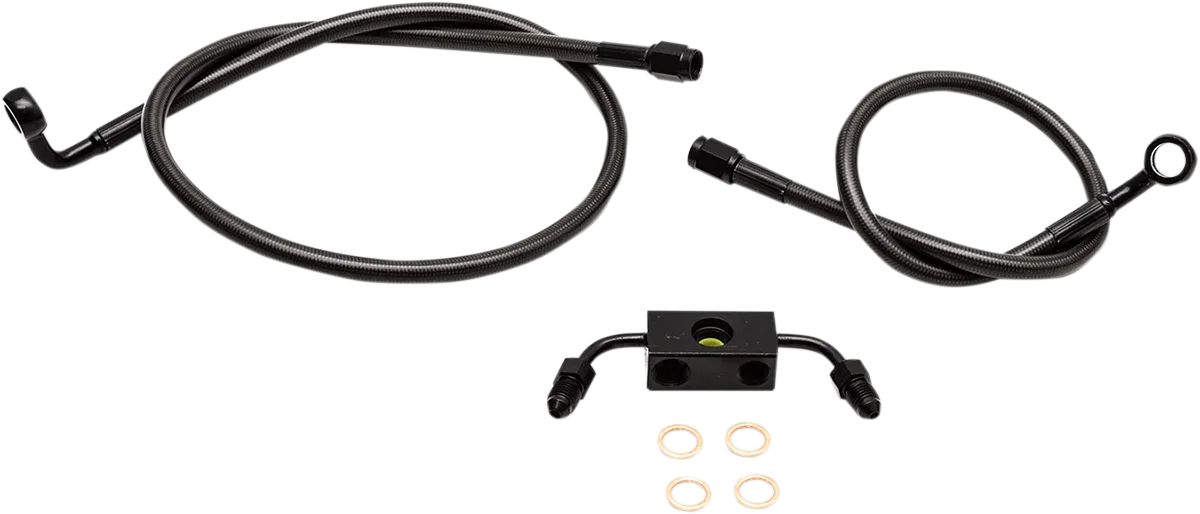 Midnight Braided Brake Line Kit