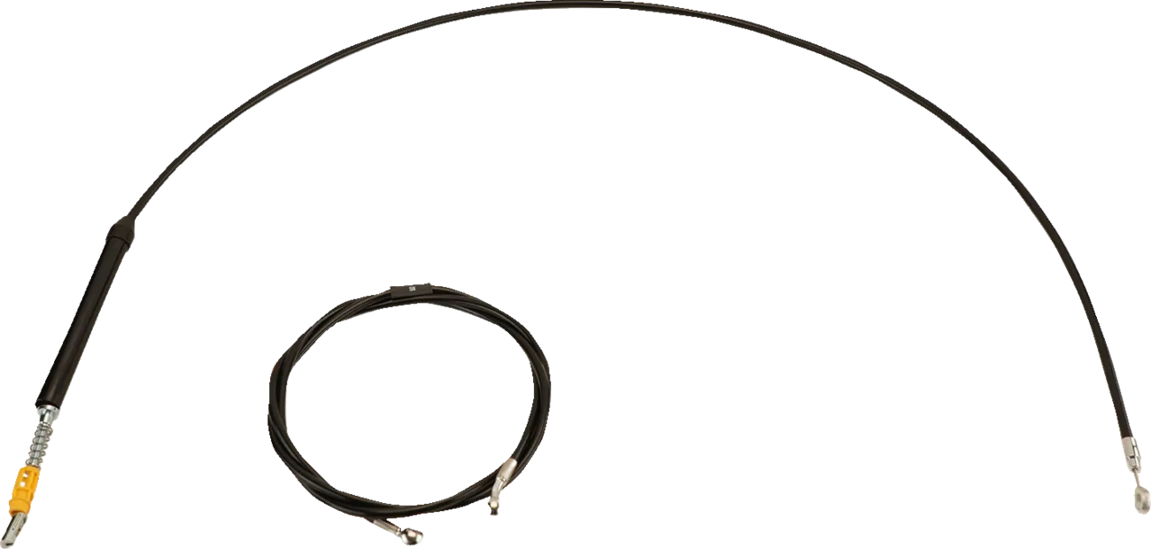 Standard Black Vinyl Handlebar Cable/Brake Line Kit — Ape Hanger