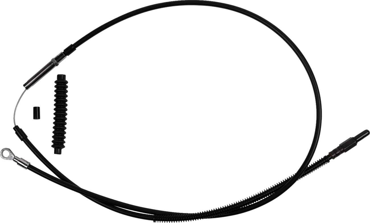 High-Efficiency Black Vinyl Clutch Cable