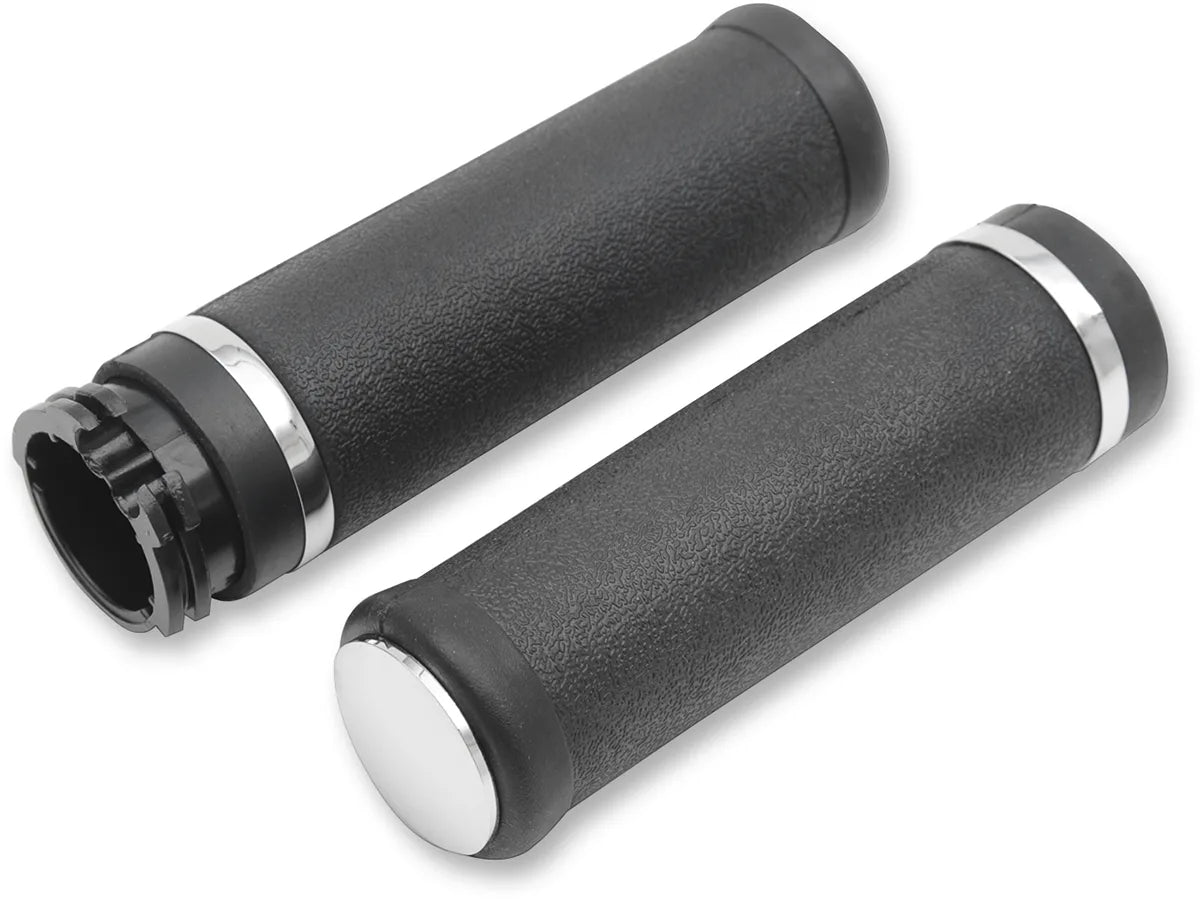 Rubber Grips with Accent Rings and End Caps